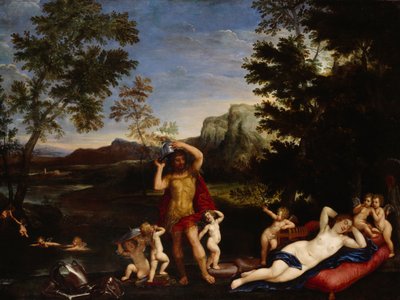 Venuše a Mars (olej na plátně) od Francesco Albani