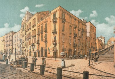 Ulice Infrascata v Neapoli od Francesco Aversano
