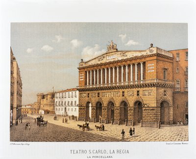 Itálie, Neapol, divadlo San Carlo od Francesco Aversano