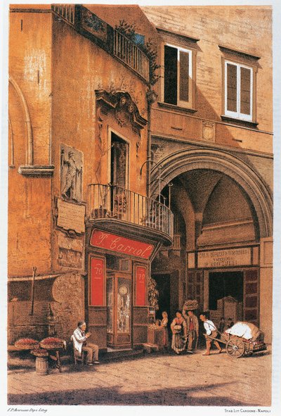 Itálie, Neapol, Sídlo ulice Porto od Francesco Aversano