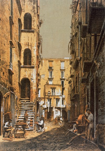 Vico Calderai Porto v Neapoli od Francesco Aversano