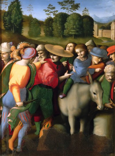 Legend of Joseph: The Finding of the Cap, 1515-1516. od Francesco Bacchiacca
