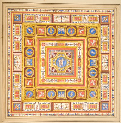 Holkham II. 23, folio z alba Ashby II (wc na papíře) od Francesco Bartoli