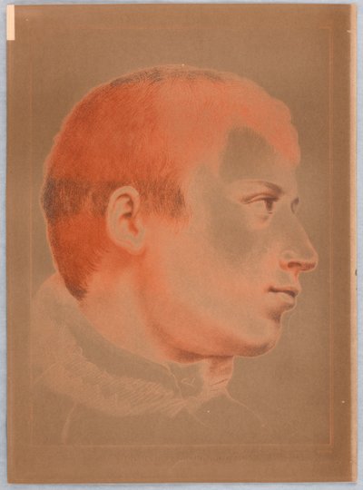 Hlava mladého muže od Francesco Bartolozzi