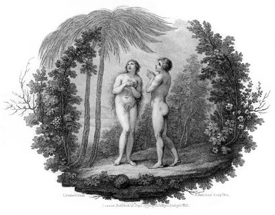 Adam a Eva, 1796. od Francesco Bartolozzi