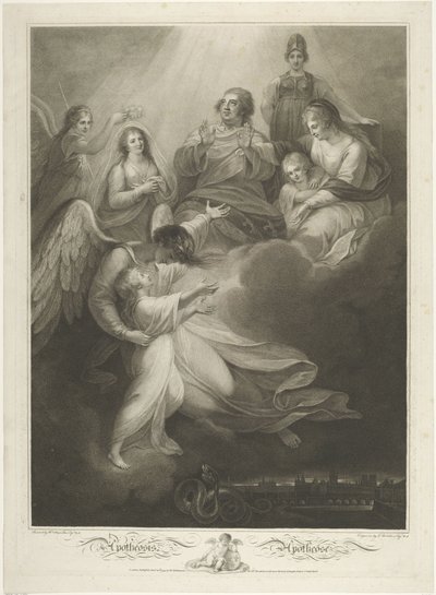 Apoteóza francouzské královské rodiny od Francesco Bartolozzi