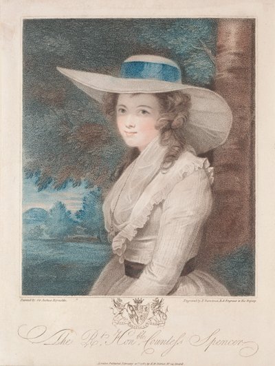 hraběnka Spencer, 1787. od Francesco Bartolozzi