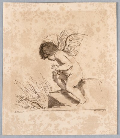 Amor s šipkou od Francesco Bartolozzi