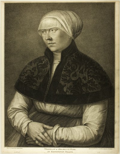 Holbeinova žena od Francesco Bartolozzi