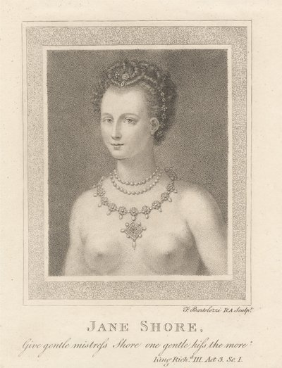 Jane Shore od Francesco Bartolozzi