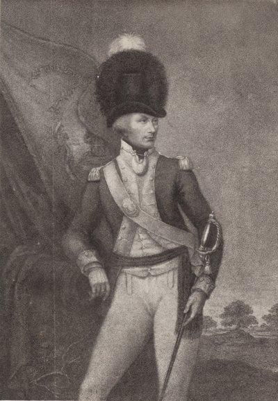 Podplukovník Cox, Bloomsbury Volunteers, 18. století, 1909 od Francesco Bartolozzi