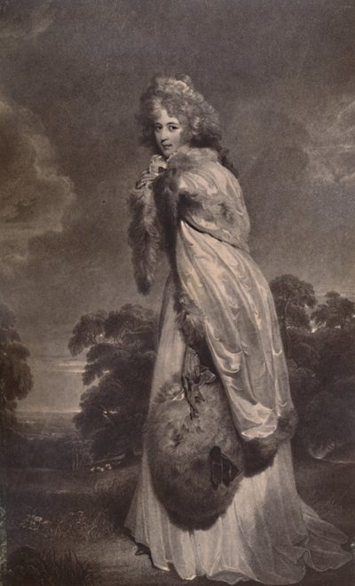 Slečna Elizabeth Farren, později hraběnka z Derby, c1792 1894 od Francesco Bartolozzi