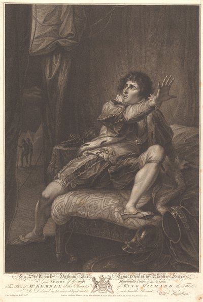 Pan Keuible v roli krále Richarda III. od Francesco Bartolozzi