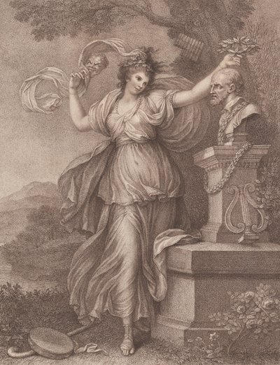 Paní Abingtonová jako Thalia, 20. srpna 1783. od Francesco Bartolozzi