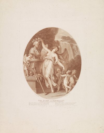Nymfa nesmrtelnosti Nymfa nesmrtelnosti (název na předmětu) Shakespearean (název seriálu) od Francesco Bartolozzi