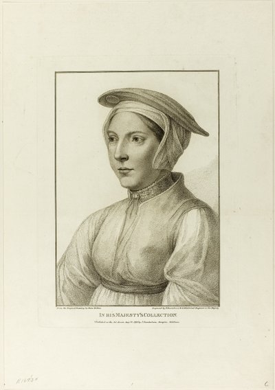 Portrét mladé ženy od Francesco Bartolozzi