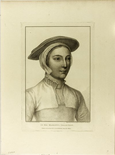 Portrét mladé ženy od Francesco Bartolozzi