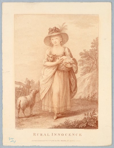 Venkovská nevinnost od Francesco Bartolozzi