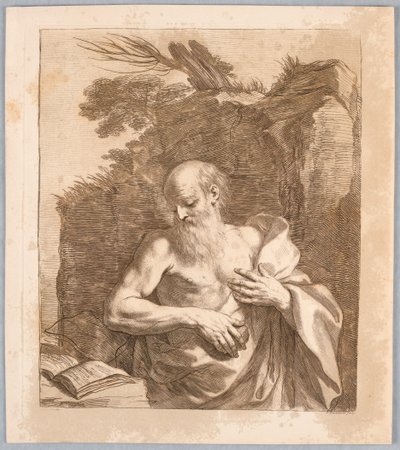 Svatý Jeroným od Francesco Bartolozzi