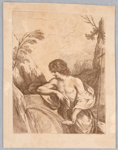 Svatý Jan v divočině od Francesco Bartolozzi