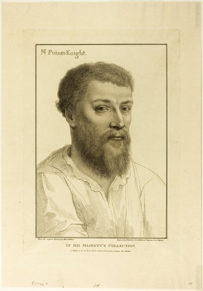 Sir Nicholas Poines od Francesco Bartolozzi