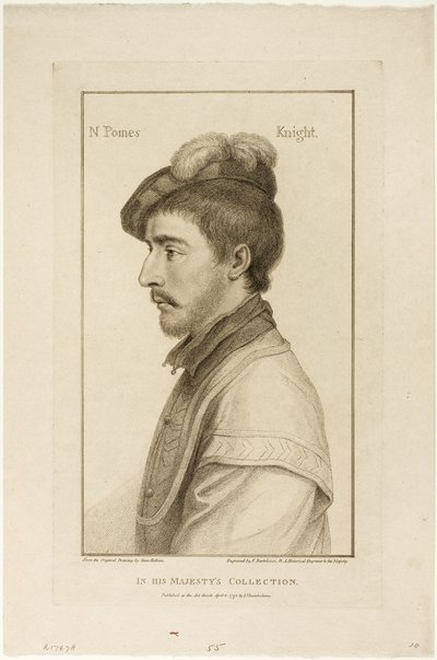 Sir Nicholas Poines od Francesco Bartolozzi