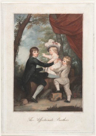 Milující bratři (The Lamb Children) od Francesco Bartolozzi