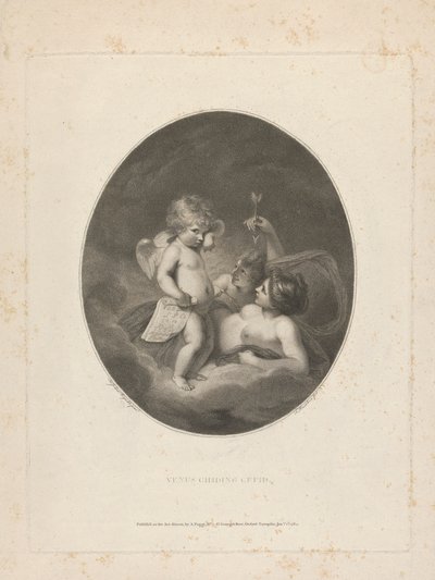 Venus Childing Cupid od Francesco Bartolozzi
