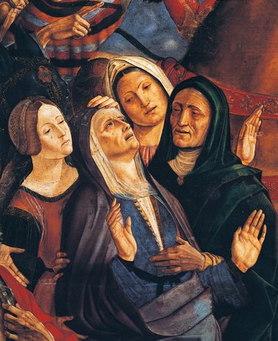 Panna, detail z Ukřižování, Francesco de