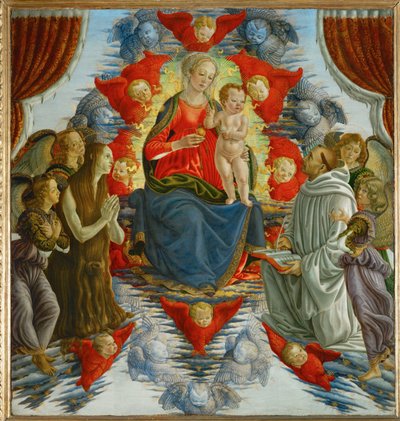 Madona s dítětem mezi anděly - La Vierge et l