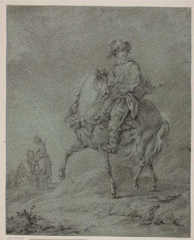 Jezdci v krajině od Francesco Casanova