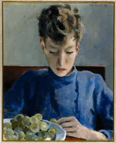 Portrét jeho syna Alberta od Francesco Chiappelli