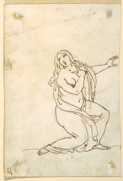 Lucretia nebo Tarquinia Bodnutí se od Francesco Coghetti
