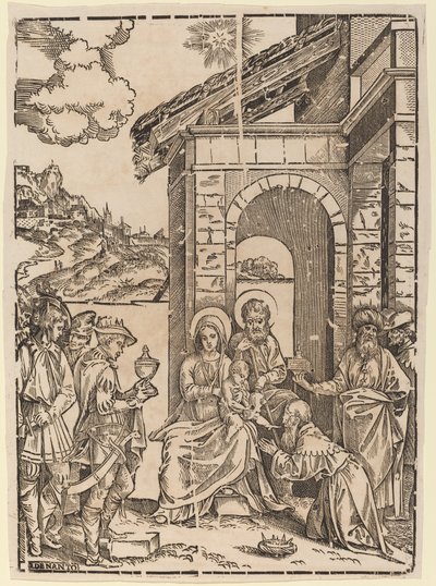Klanění tří králů od Francesco Denanto