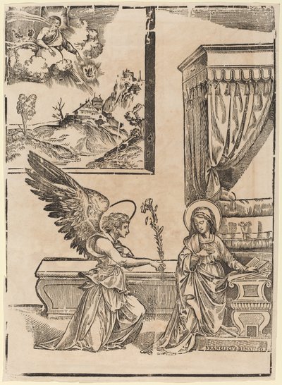 Zvěstování od Francesco Denanto