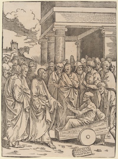 Vzkříšení Lazara od Francesco Denanto