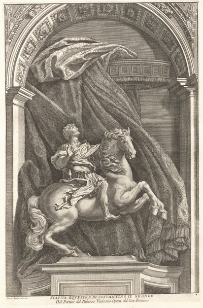 Socha Konstantina, 1704-1742. od Francesco Faraone Aquila