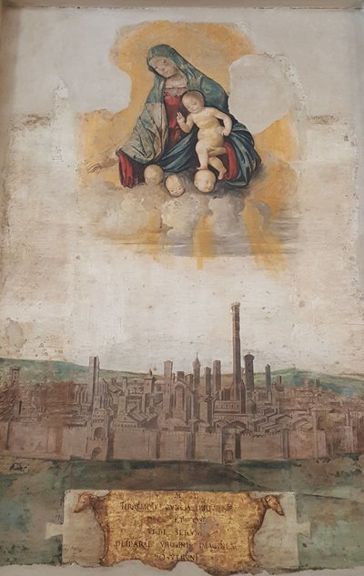 Panna Maria od zemětřesení od Francesco Francia