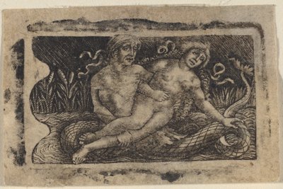 Triton a nymfa od Francesco Francia or Peregrino da Cesena