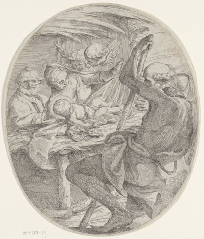 Narození Krista od Francesco Giovane