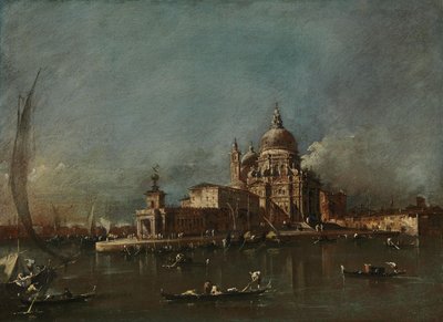 Pohled na Santa Maria della Salute a Doganu od Francesco Guardi