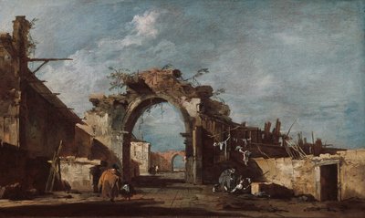 Ruined Archway, 177593. od Francesco Guardi