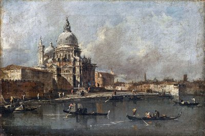Santa Maria della Salute, Benátky, kolem roku 1780 od Francesco Guardi