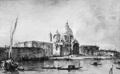 Santa Maria della Salute, střední až pozdní 1760. od Francesco Guardi