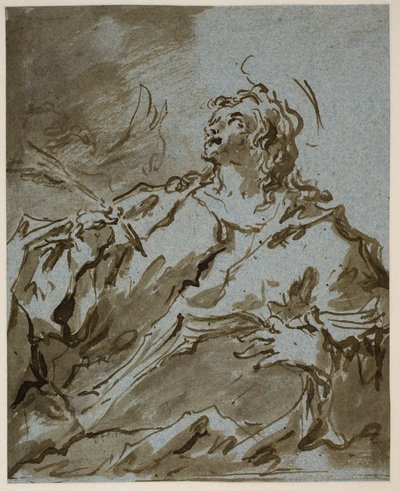 Svatý Jan Evangelista od Francesco Guardi