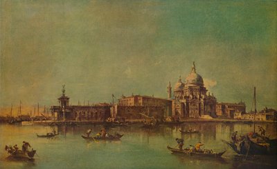 The Dogana and Salute, Benátky, c1775, 1938 od Francesco Guardi