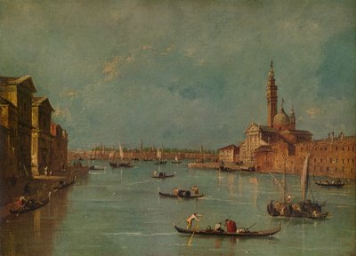 Ostrov San Giorgio, Benátky, c1770, 1938 od Francesco Guardi