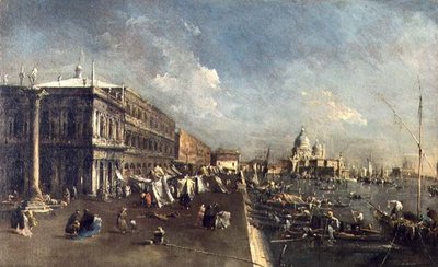 Molo, Benátky od Francesco Guardi