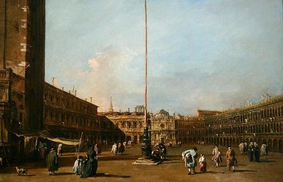 Piazza San Marco, Benátky od Francesco Guardi