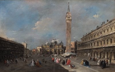 Náměstí San Marco, Benátky od Francesco Guardi